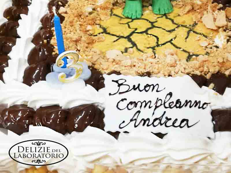 Torta Compleanno Artigiana Milano Hulk 1